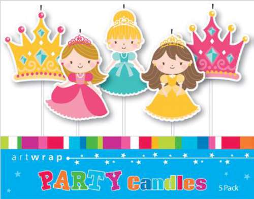 Party Candles - Princess - Click Image to Close